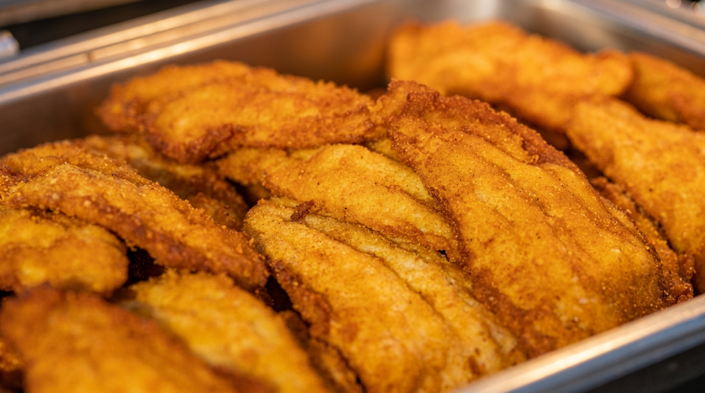 Crispy fried fish, Southern style